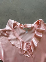 Mini Silky Ruffle Dress