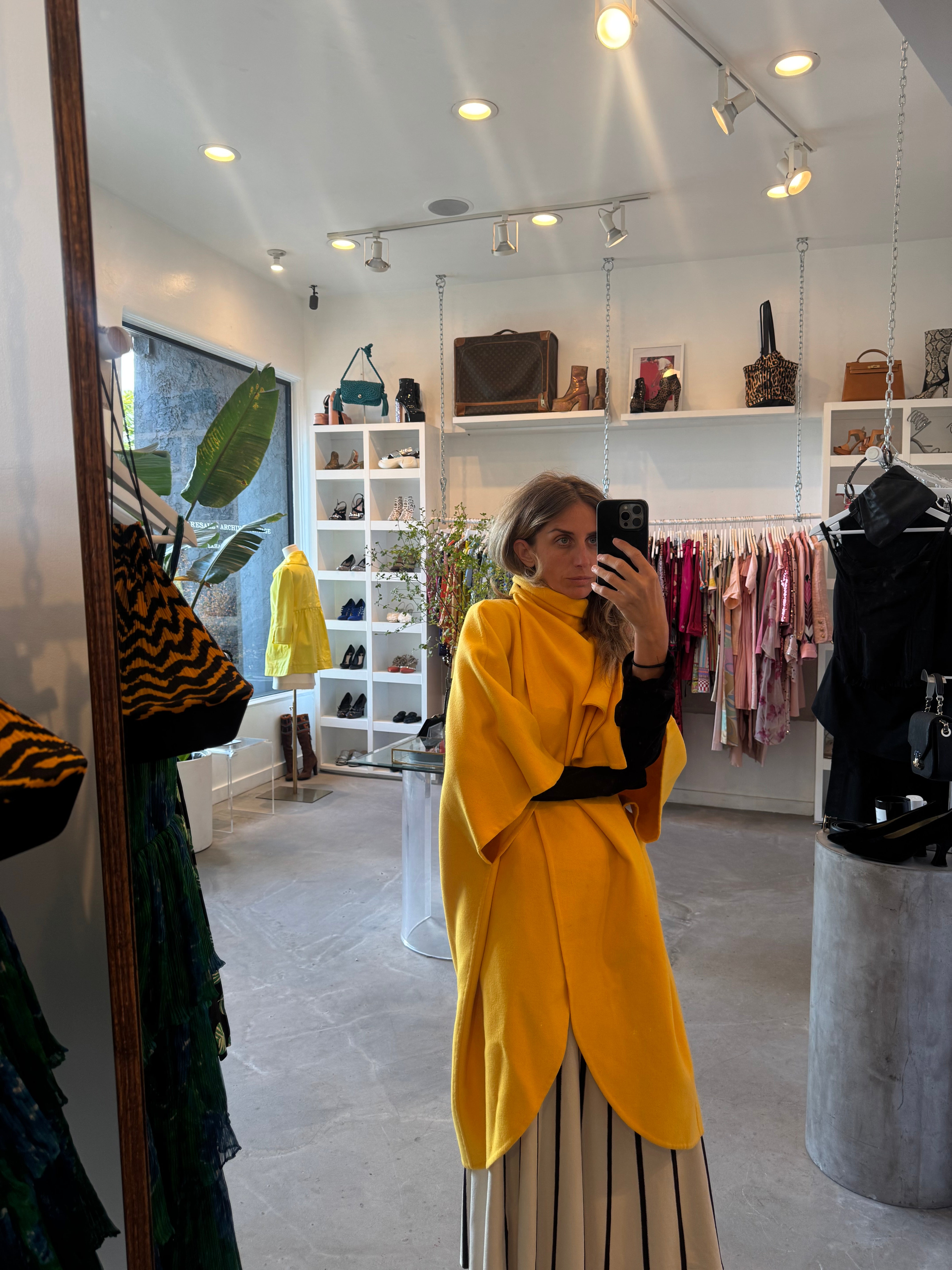 Yellow Vintage Coat