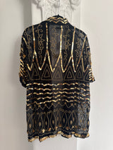"After Party" Embellished Shirt