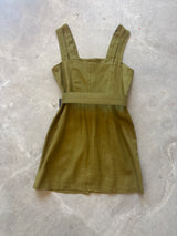 Green Linen Dress