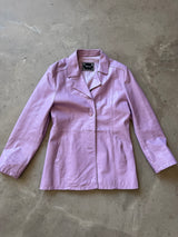 Lilac Leather Jacket