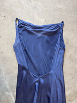 Periwinkle Silk Gown