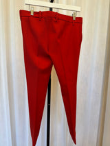 Red Tailored Pants