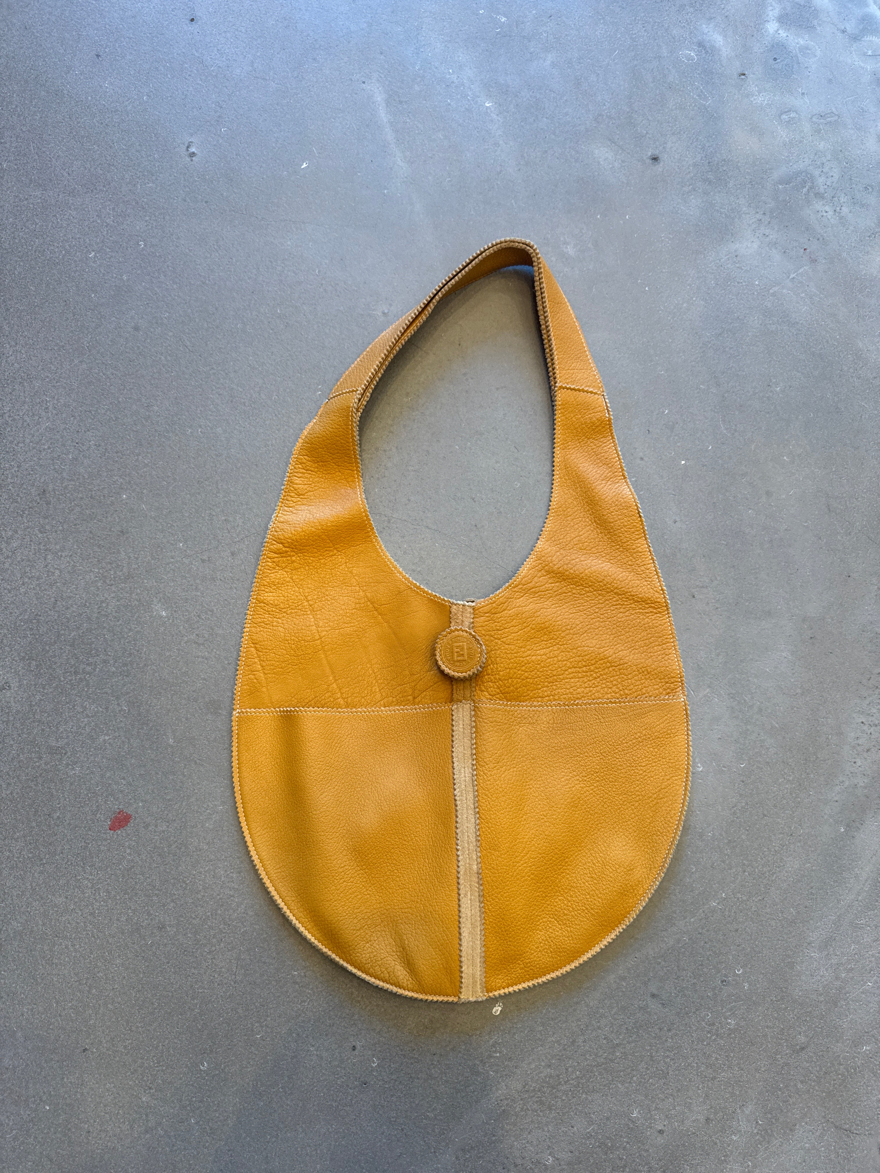Vintage Selleria pebbled leather hobo bag