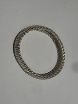 Sterling Silver Somerset Mesh bangle bracelet