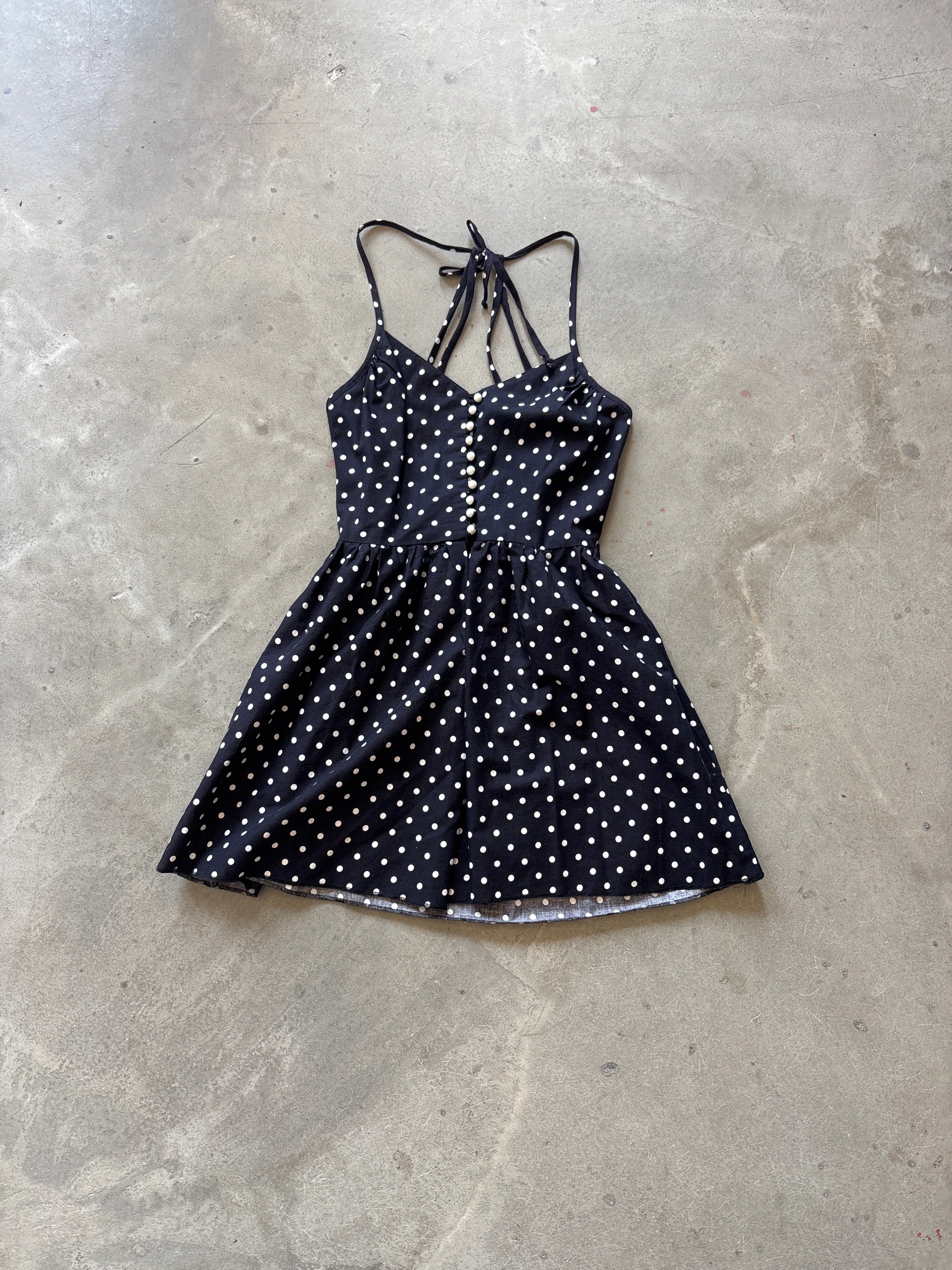Vintage Polkadot Mini Dress