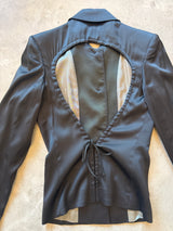 Backless Black Jacket
