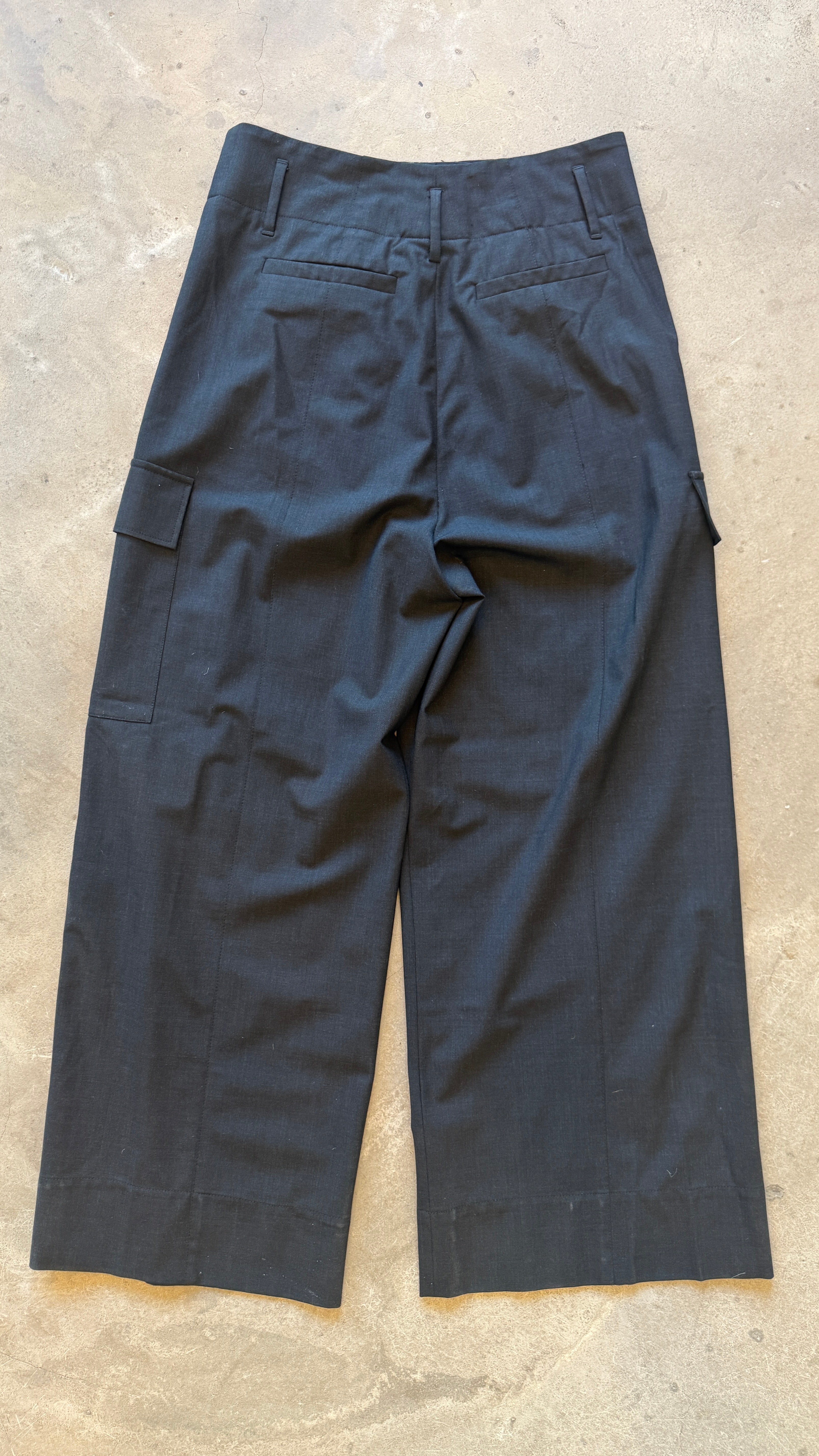 Dark Grey Cargo Trousers