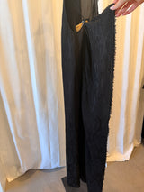 Draped Jacquard Dress