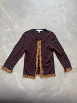 Cashmere and Wood Bead Vintage