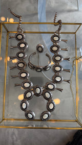 ’70s Mother of Pearl Squash Blossom Set