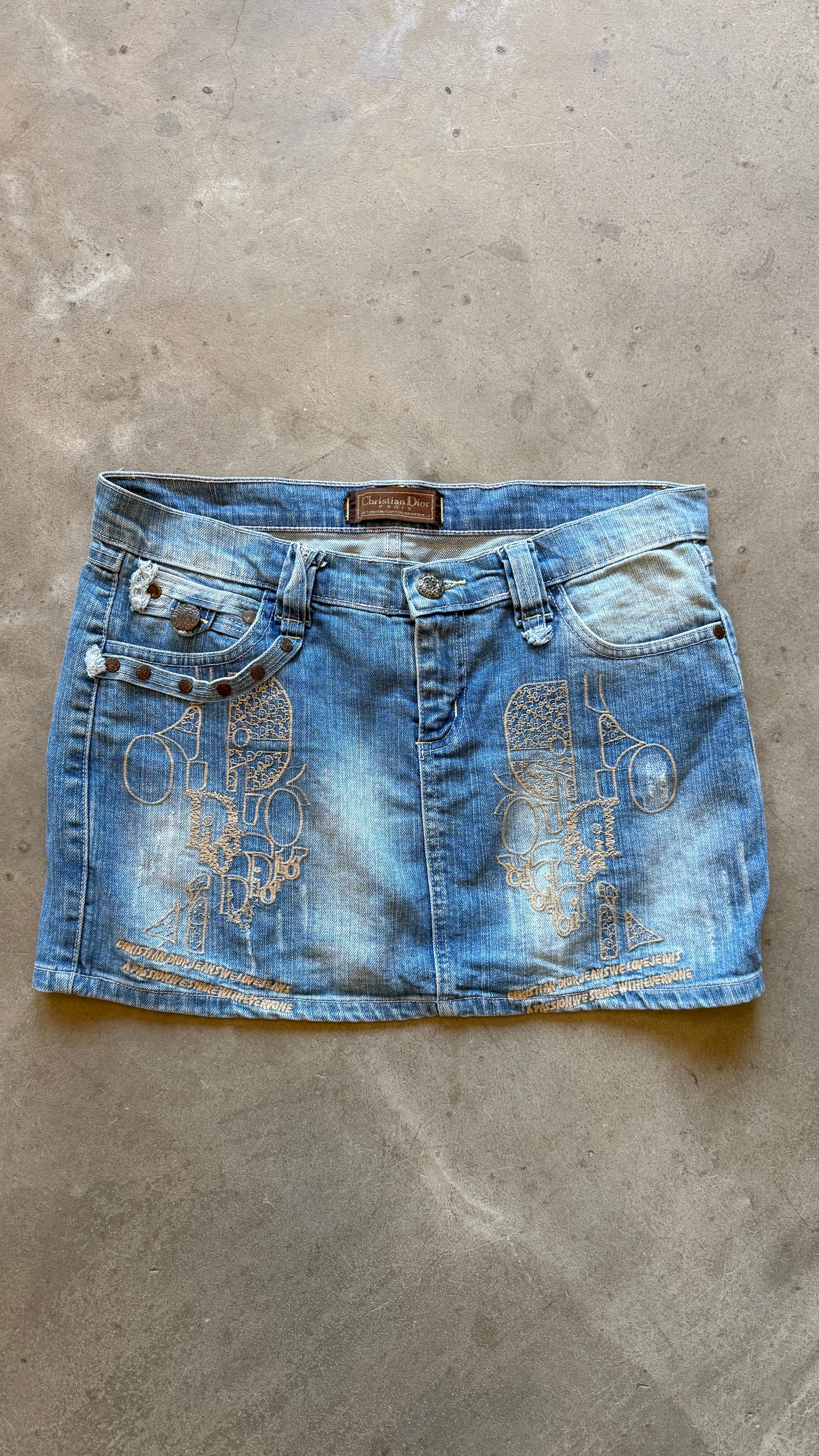 Early 2000's Denim Mini Skirt