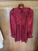 Silk Polka Dot Set