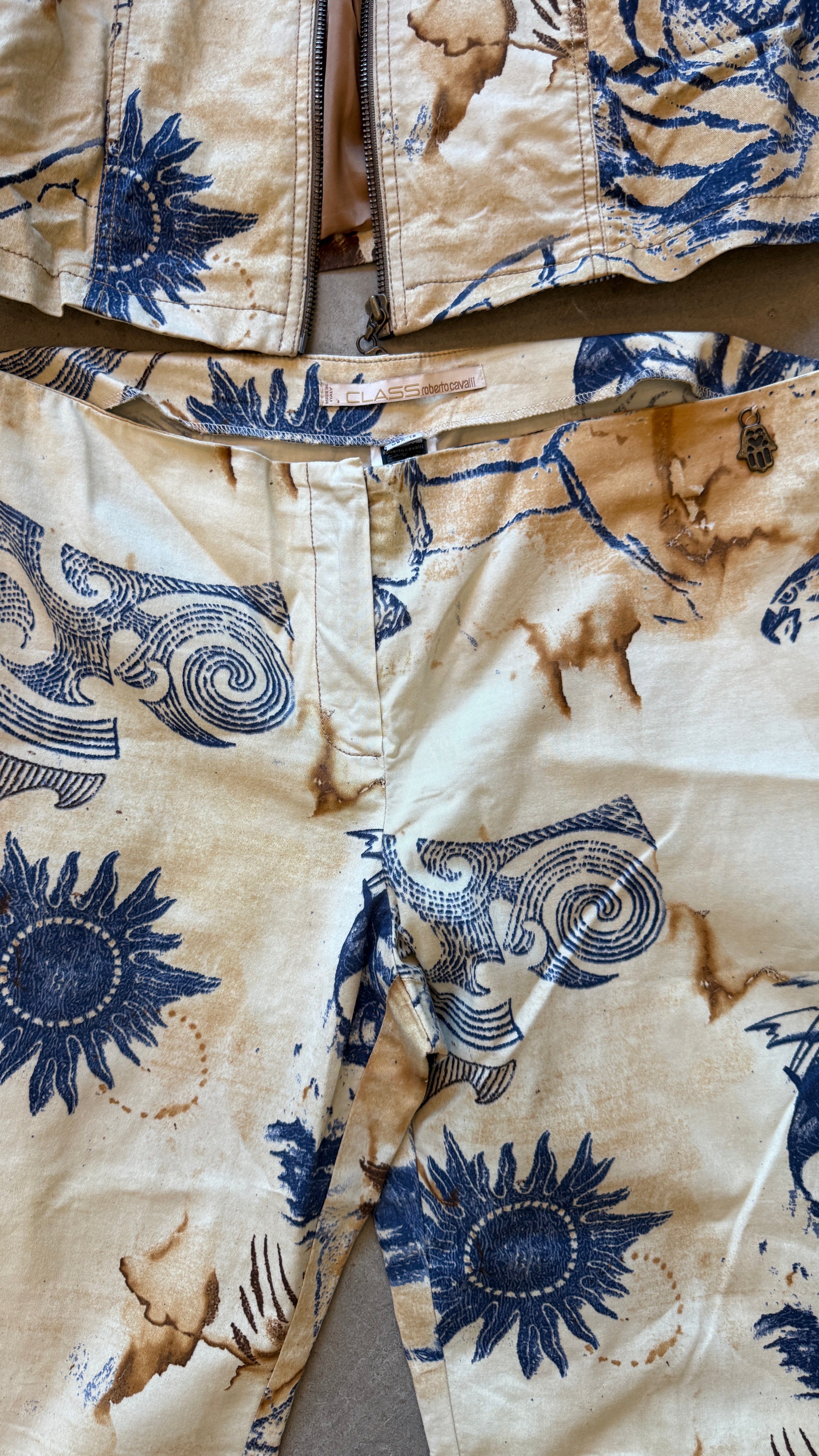S/S2003 Tattoo Jeans&Jacket Set