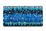 Vintage Blue Sequin Clutch