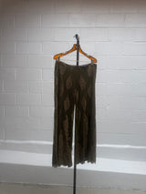 Green Lace Pants