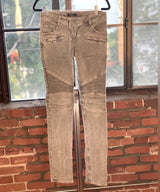 Velvet Moto Pants
