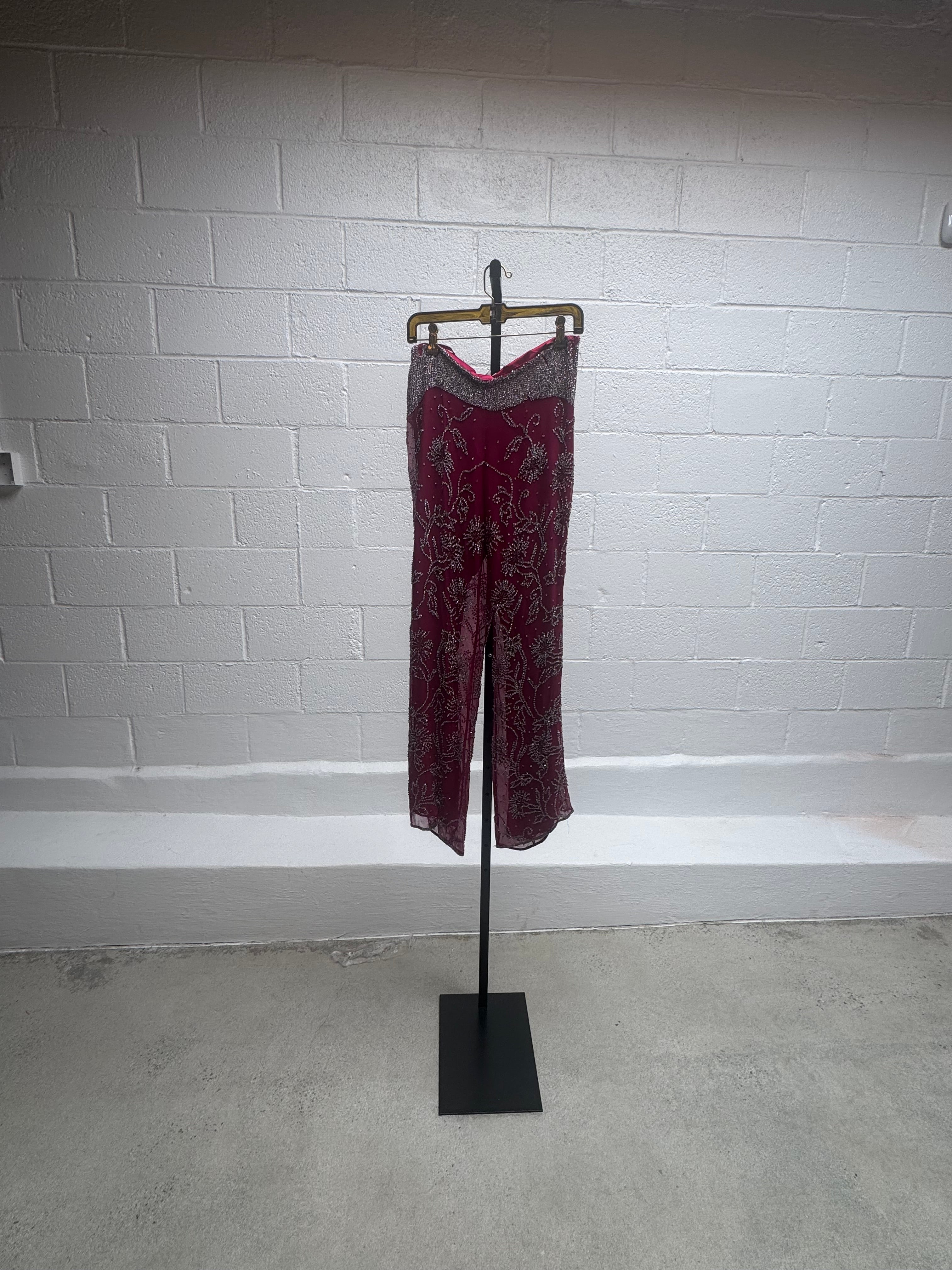 Beaded Pink Pants
