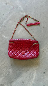1990 Red Camera Bag