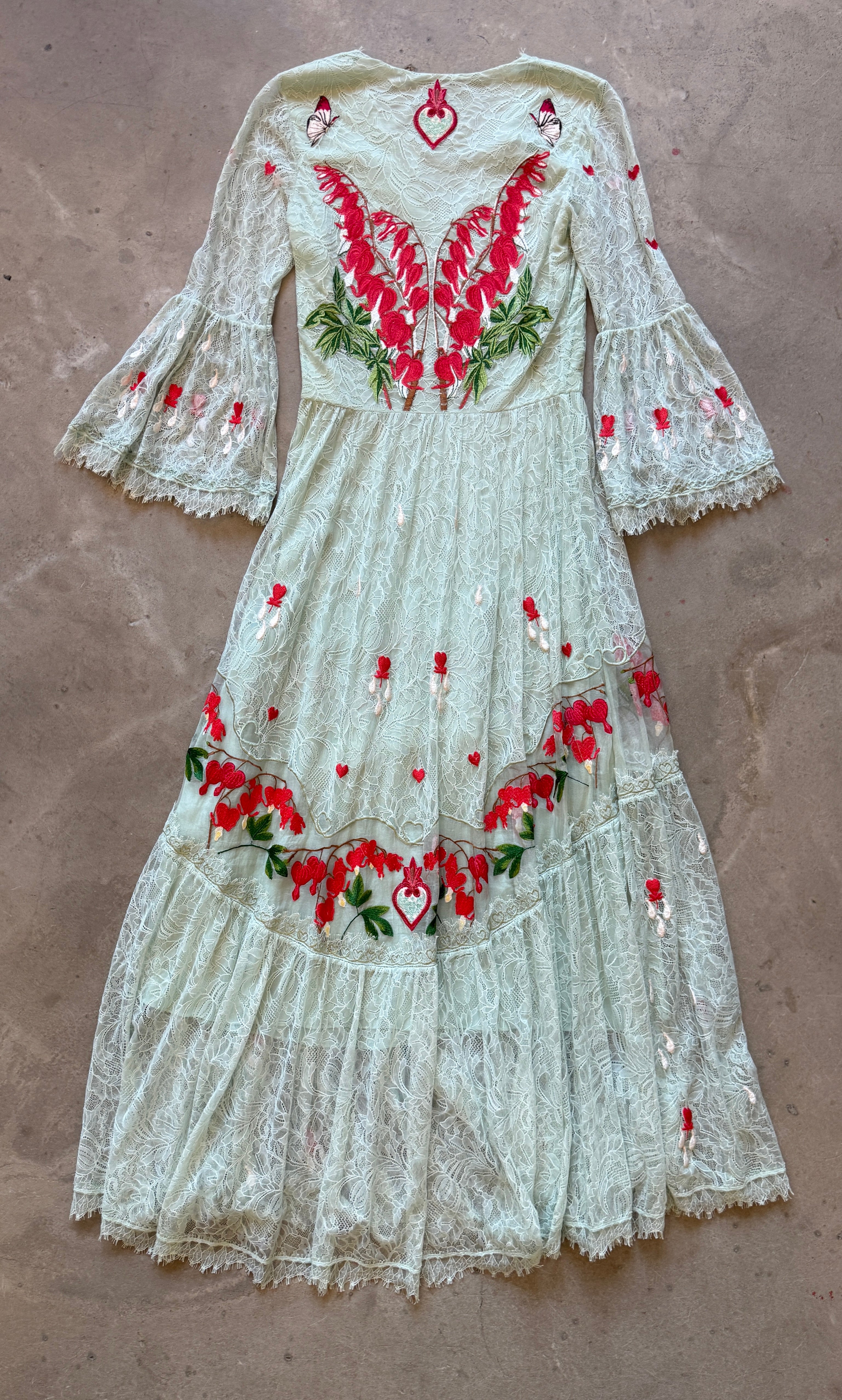 Light Green Lace Dress