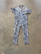 Floral Button-up Jumpsuit