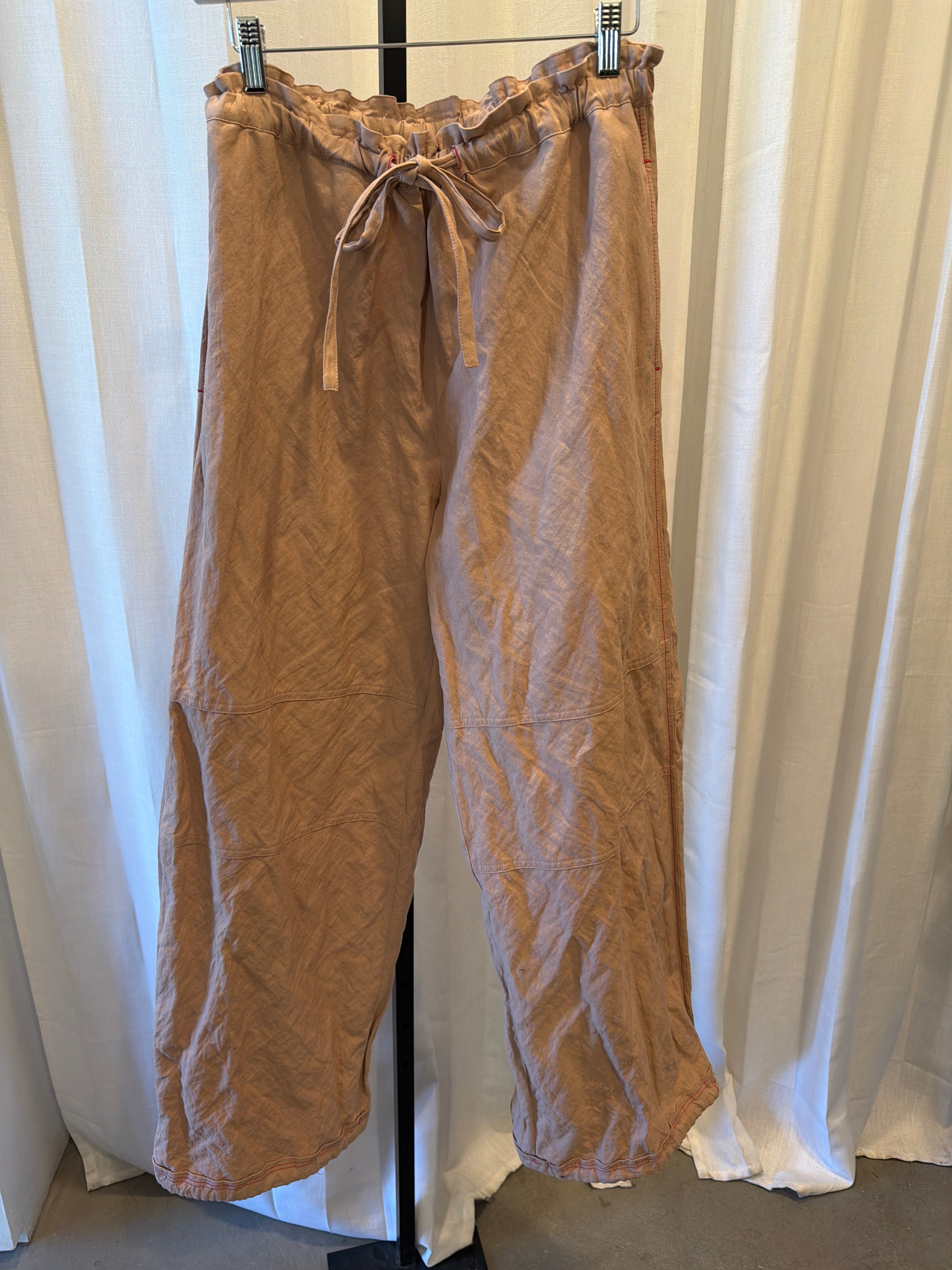 Paginol cotton-blend wide-leg pants