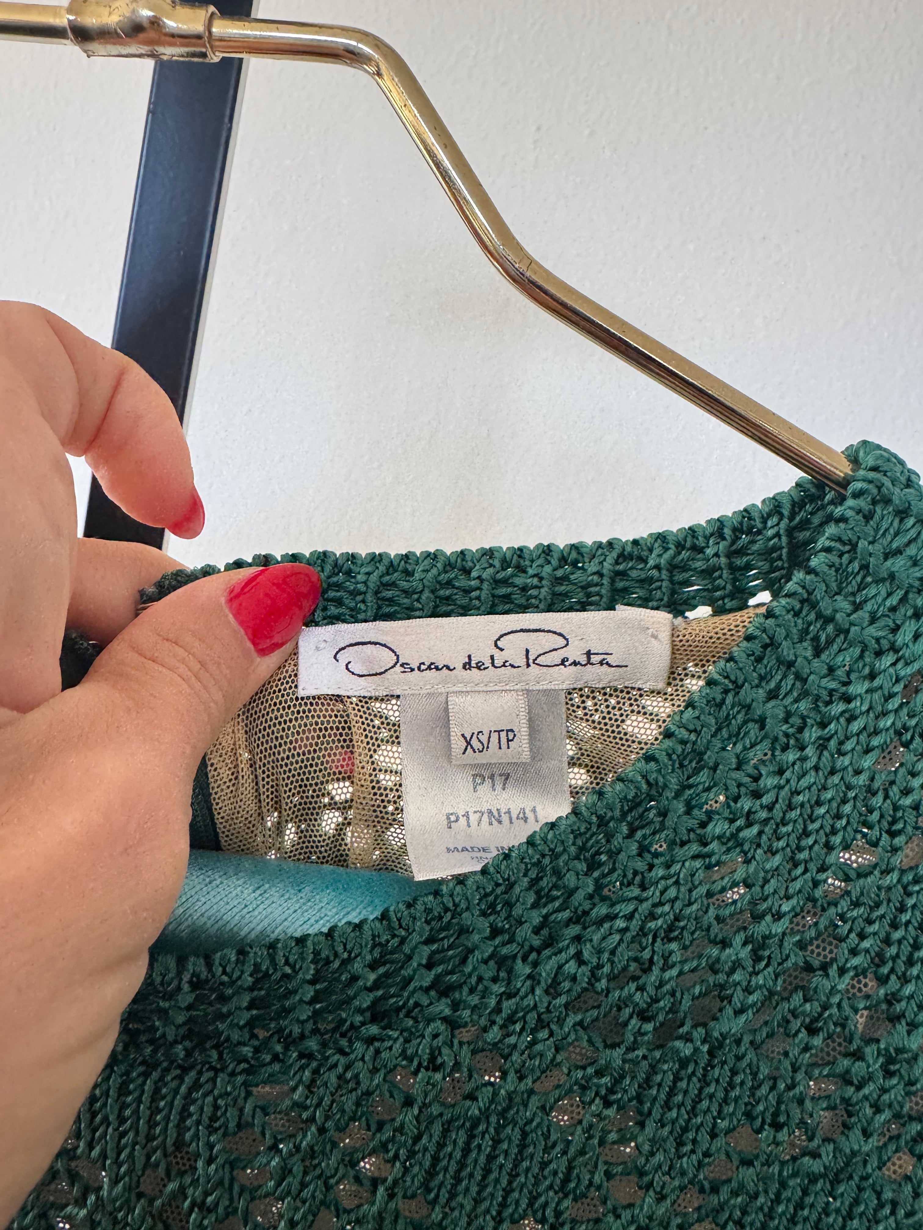 Green Knit Dress