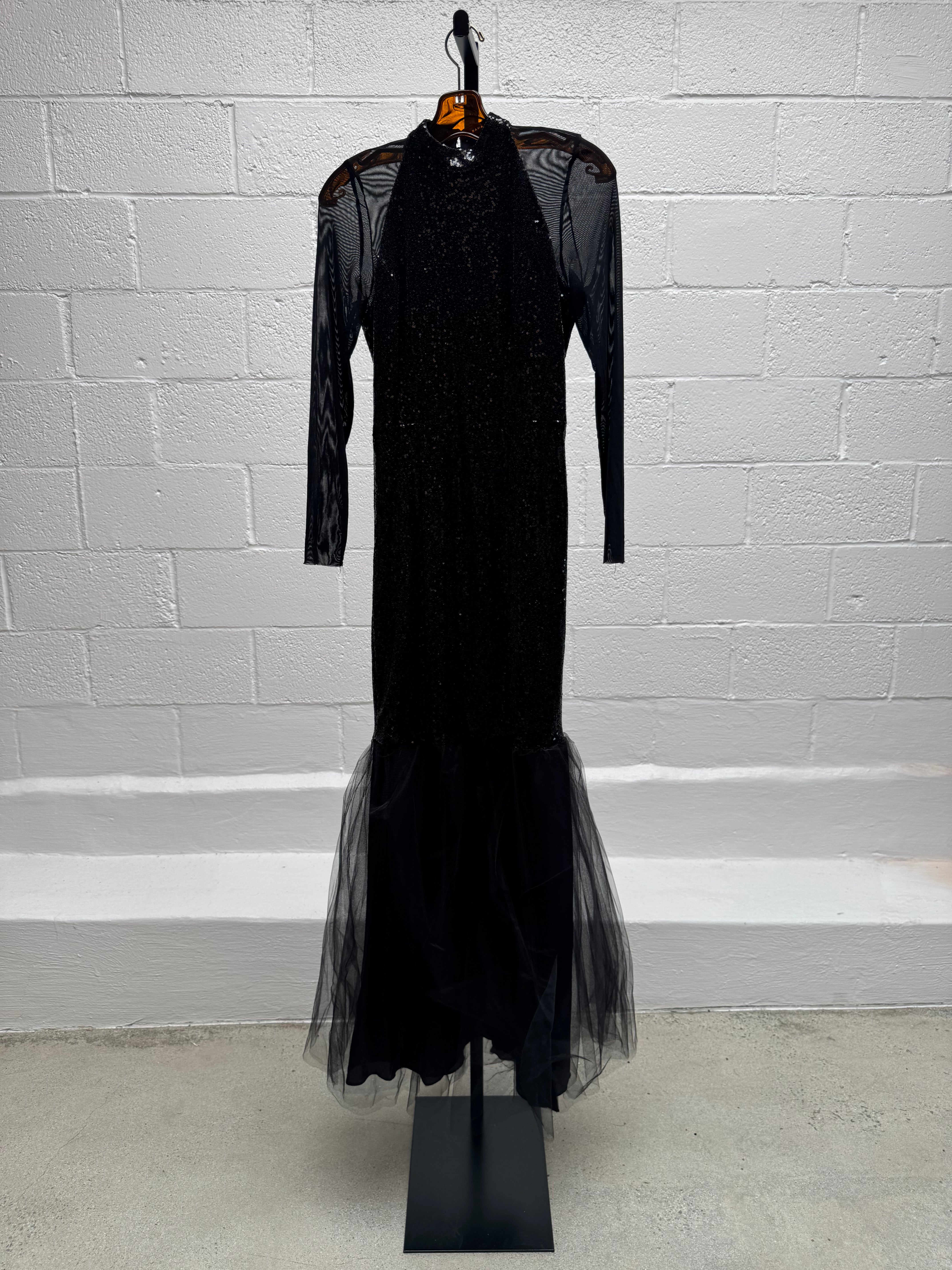 Long sequins gown