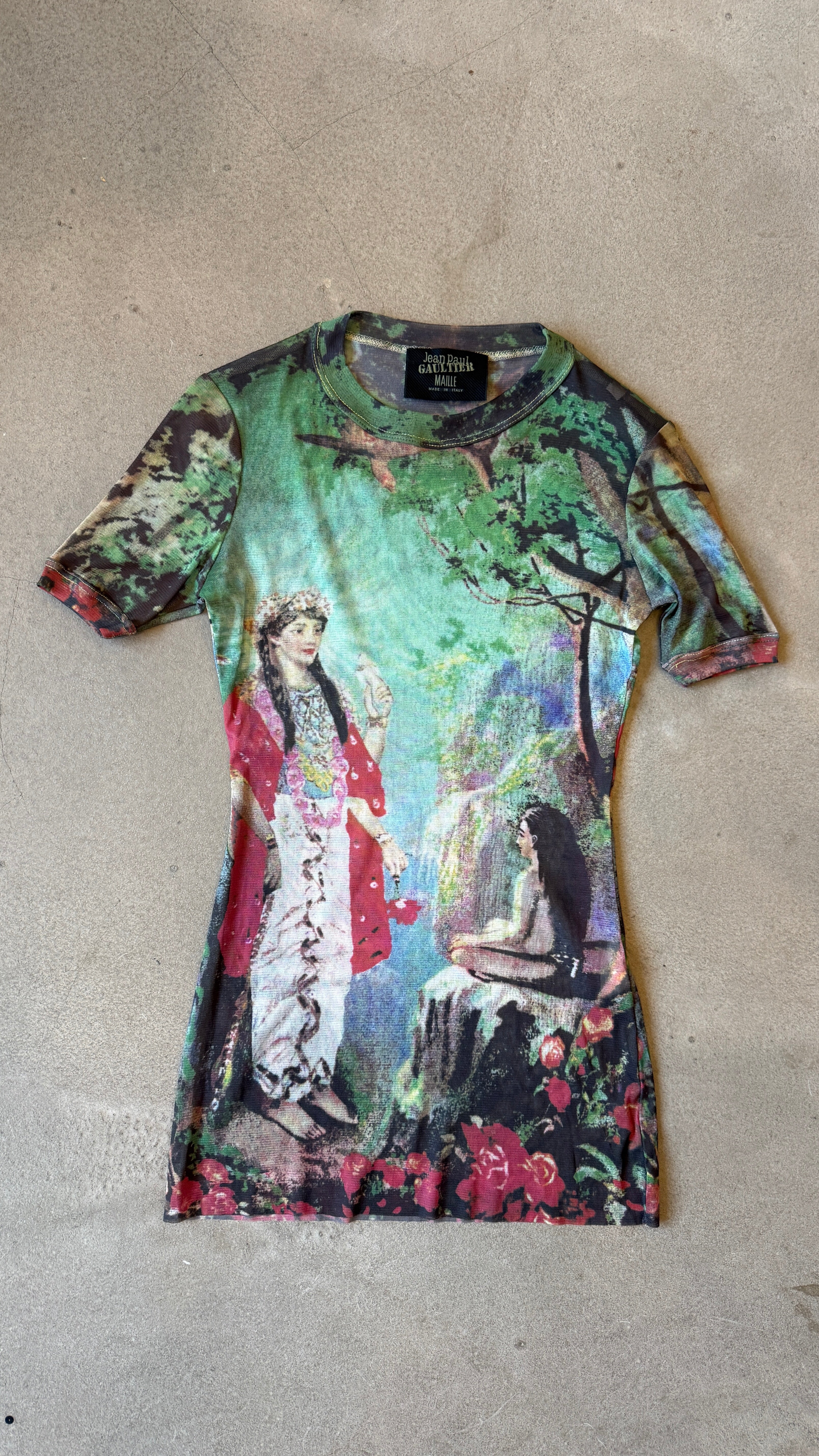 Rare Mesh Hindu Goddess Top