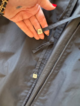 Black 90s Raincoat