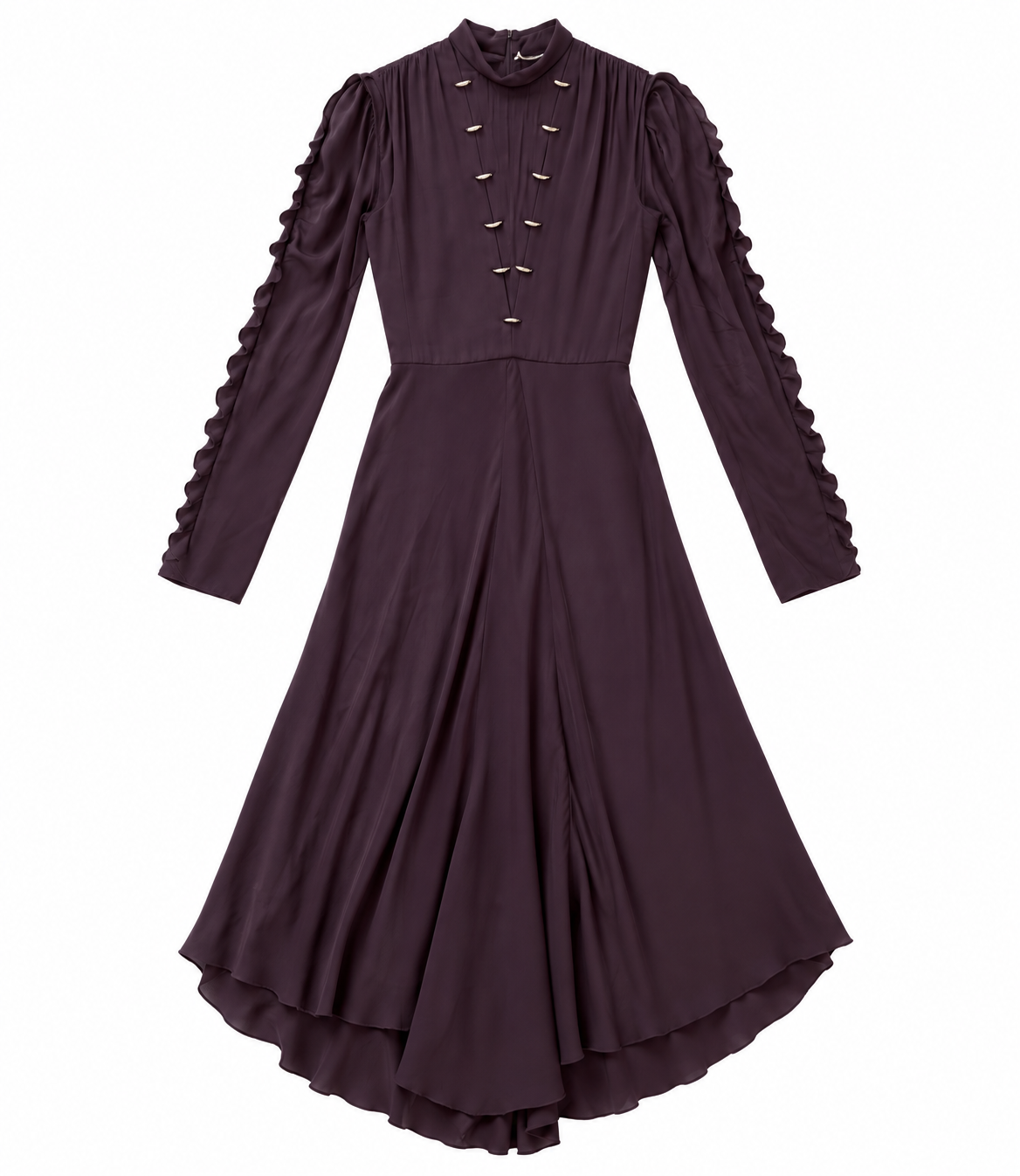 Chloé Silver Loop Vintage Plum Dress