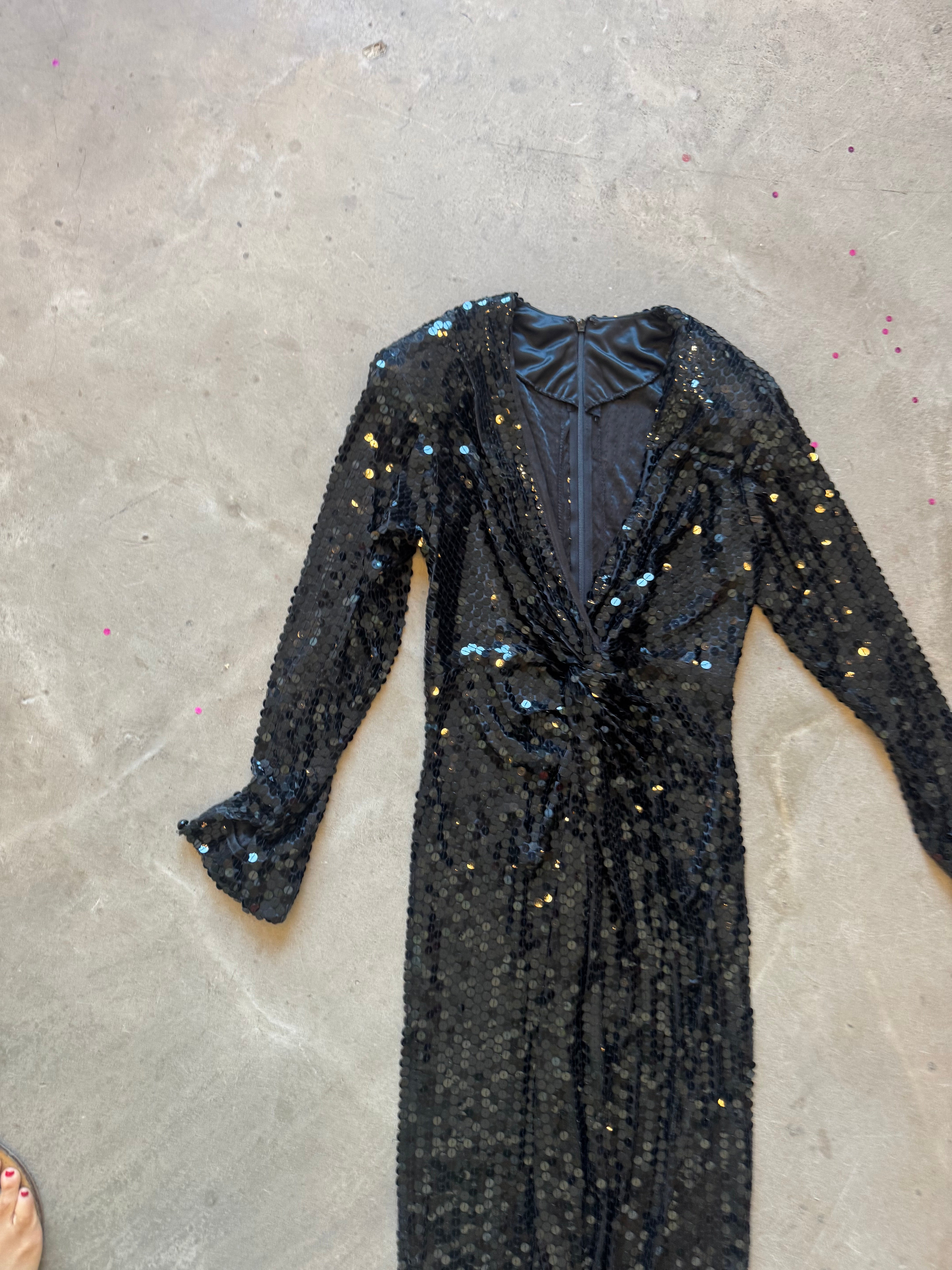 Vintage Sequins Dress