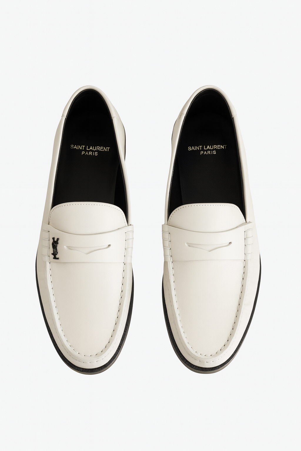 Le Leather YSL Penny Loafers