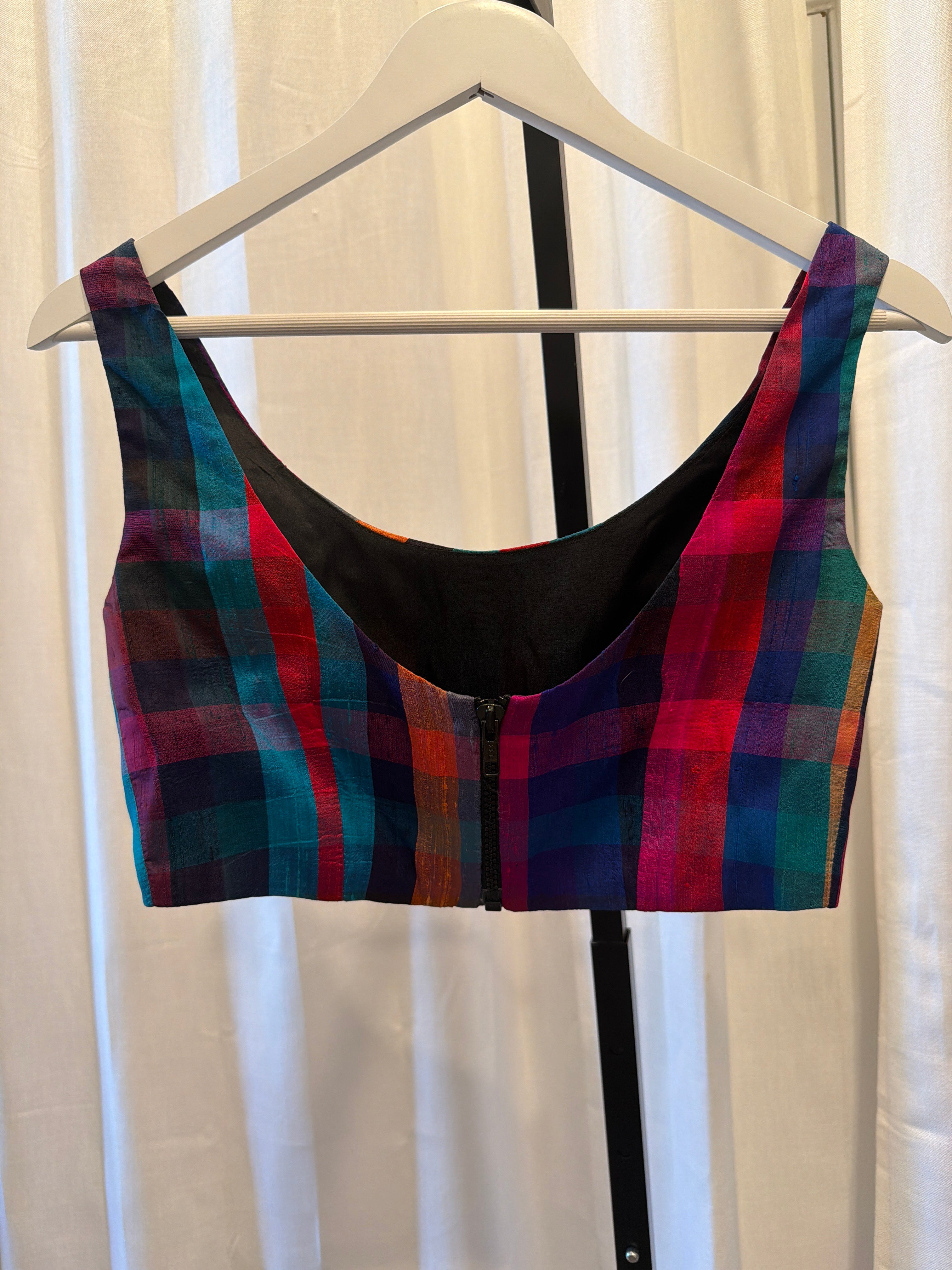Plaid Crop Top