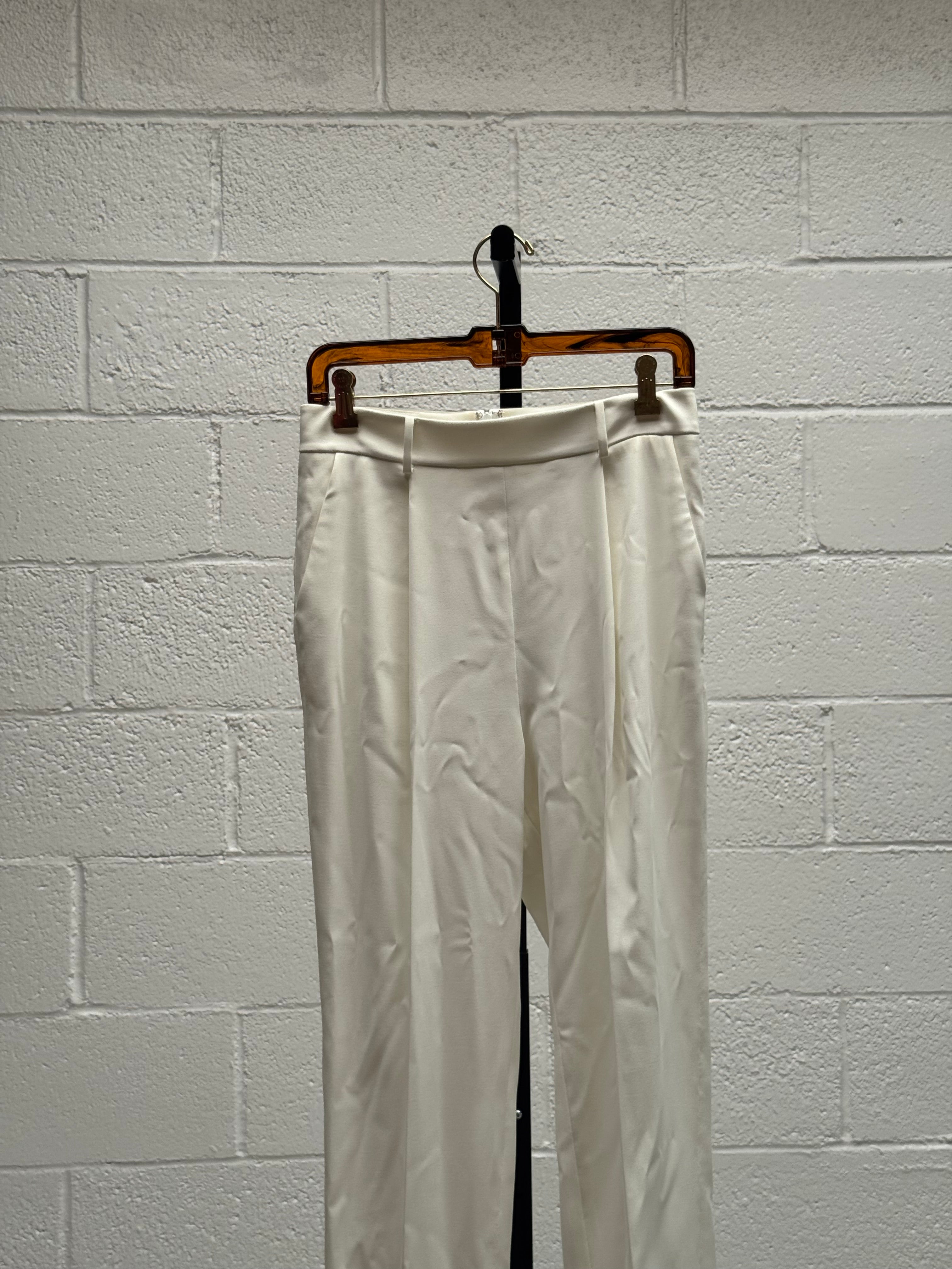 White Silk pleated shirt