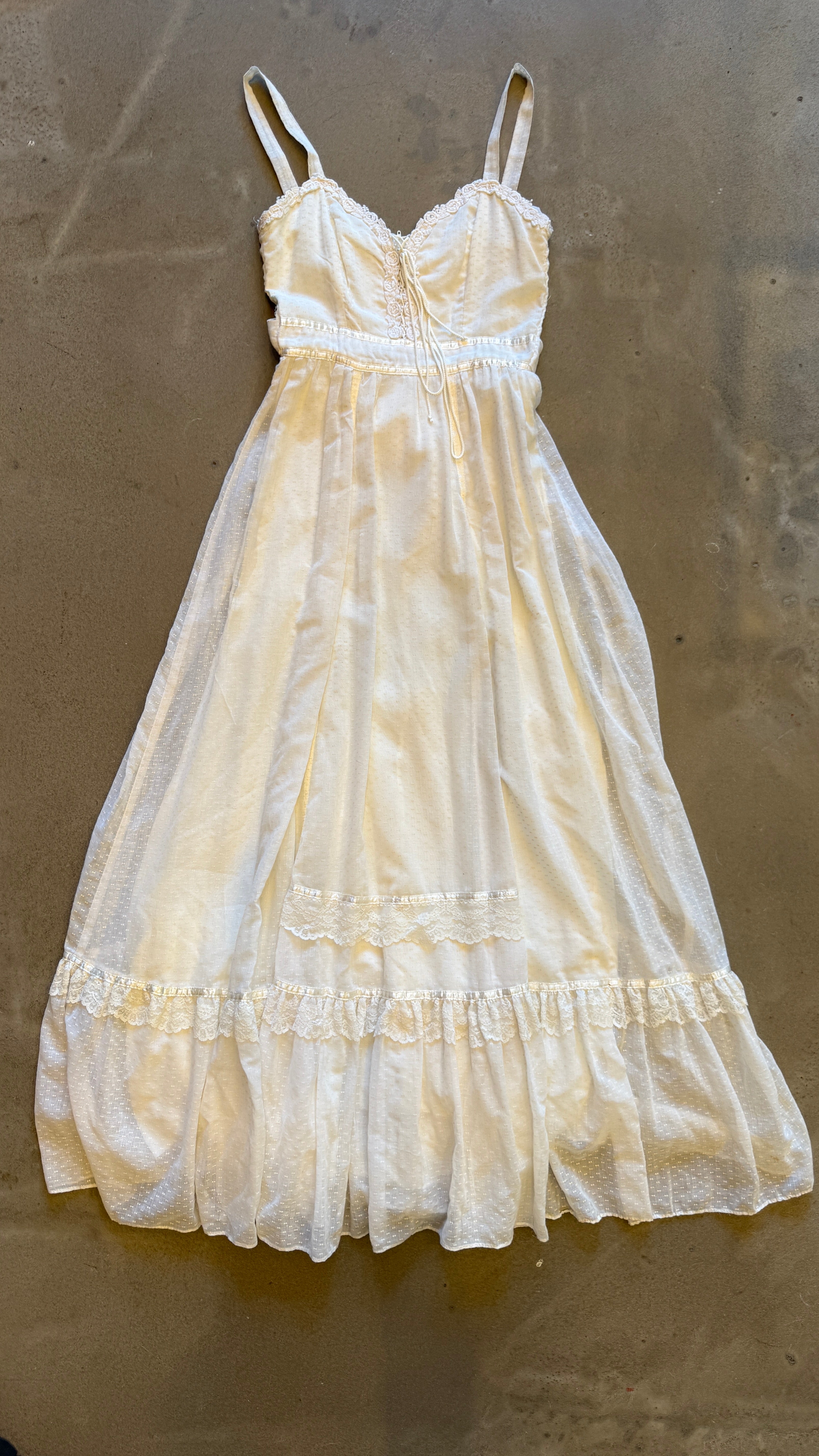 Vintage Ivory Prairie Gown