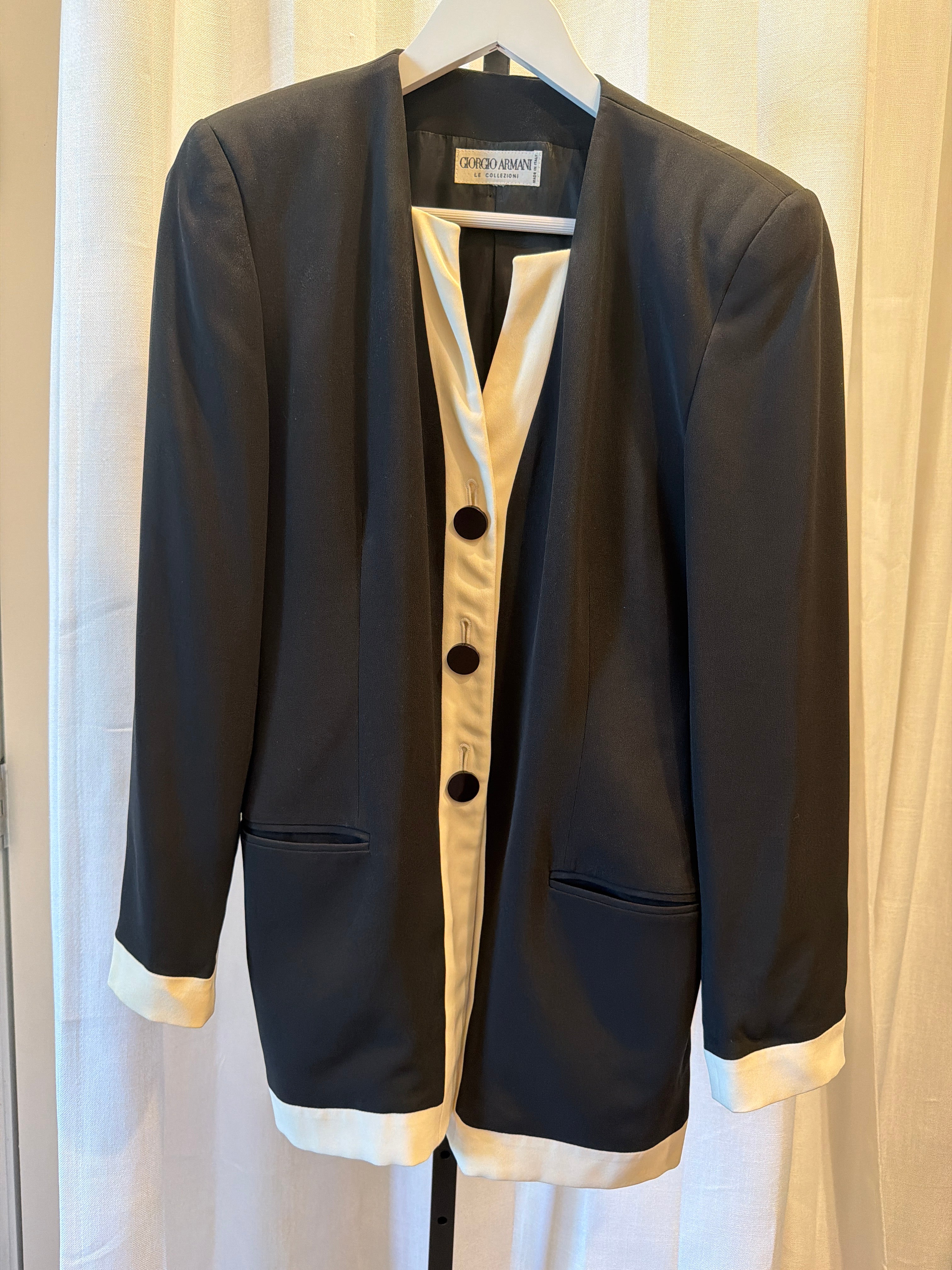 Black and White Vintage Blazer