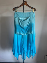 Beaded Top with Chiffon Skirt & Scarf set