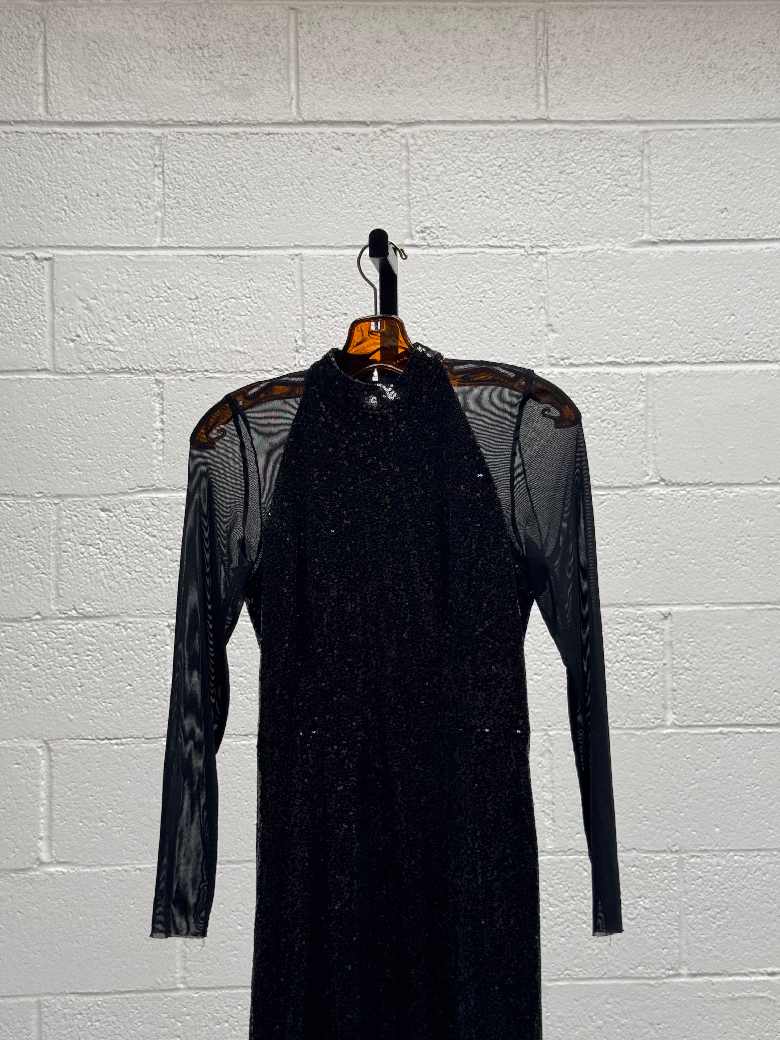 Long sequins gown