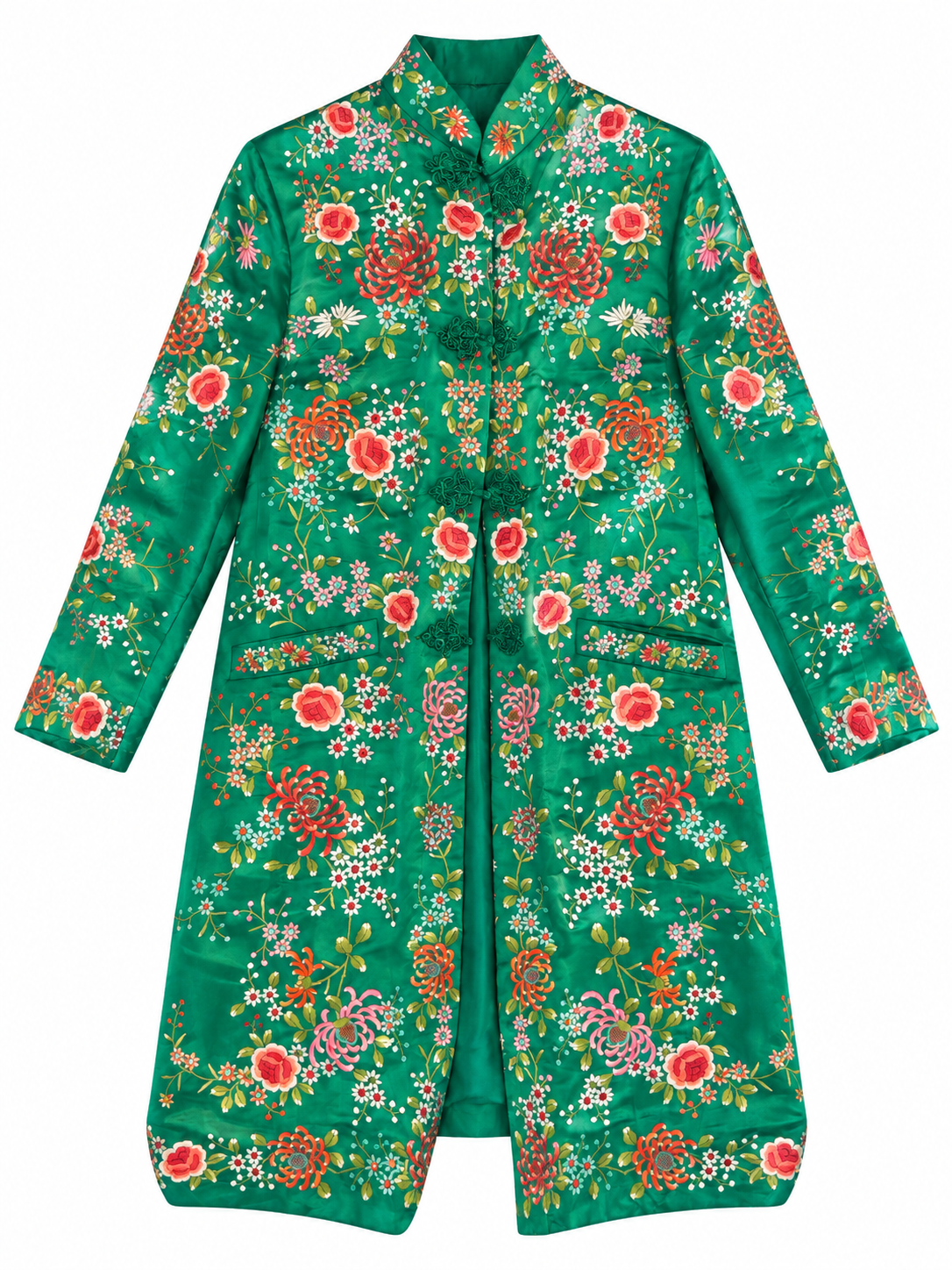 Silk Embroidered Vintage Jacket