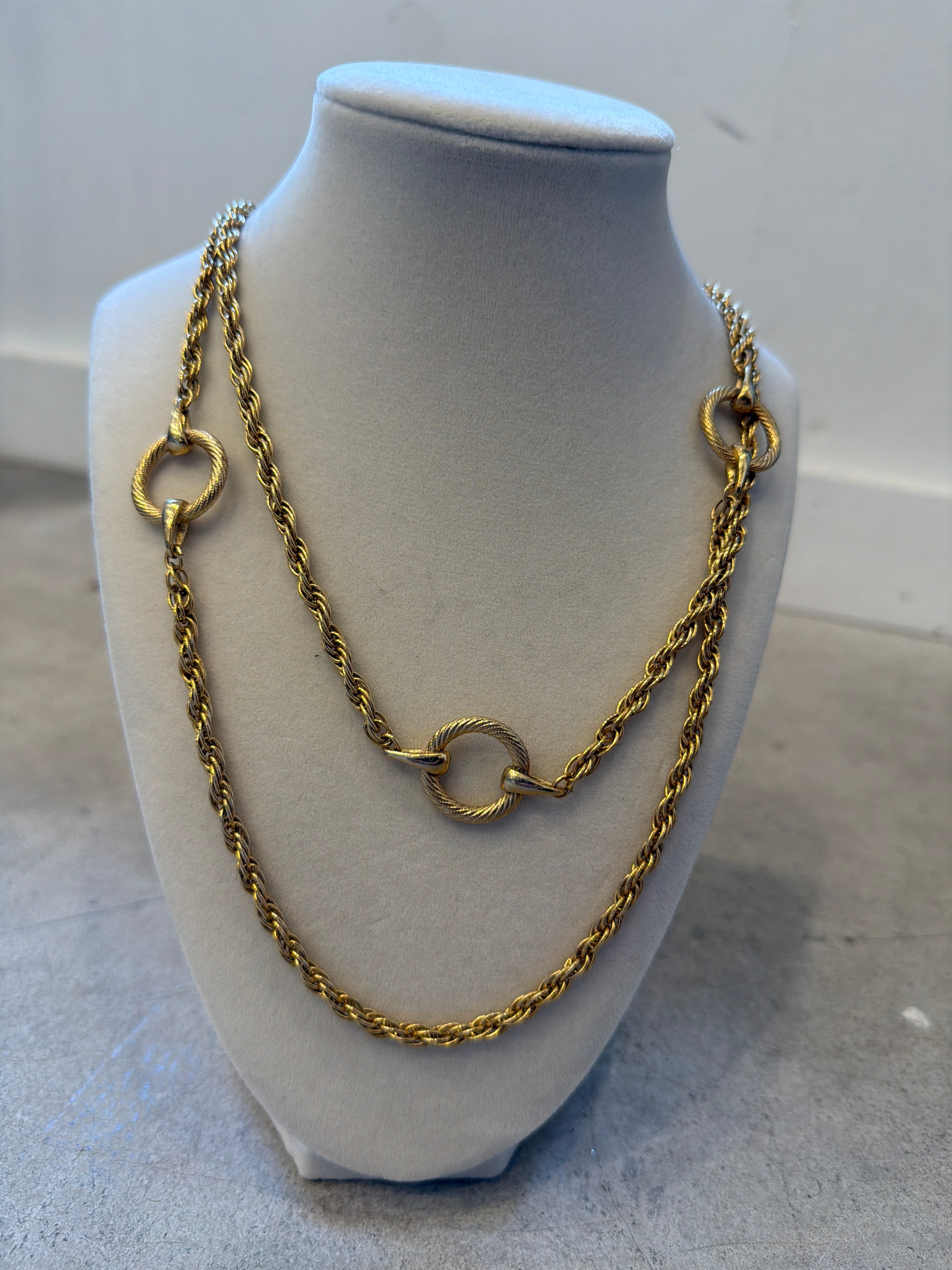 Loop Chain Rope Necklace