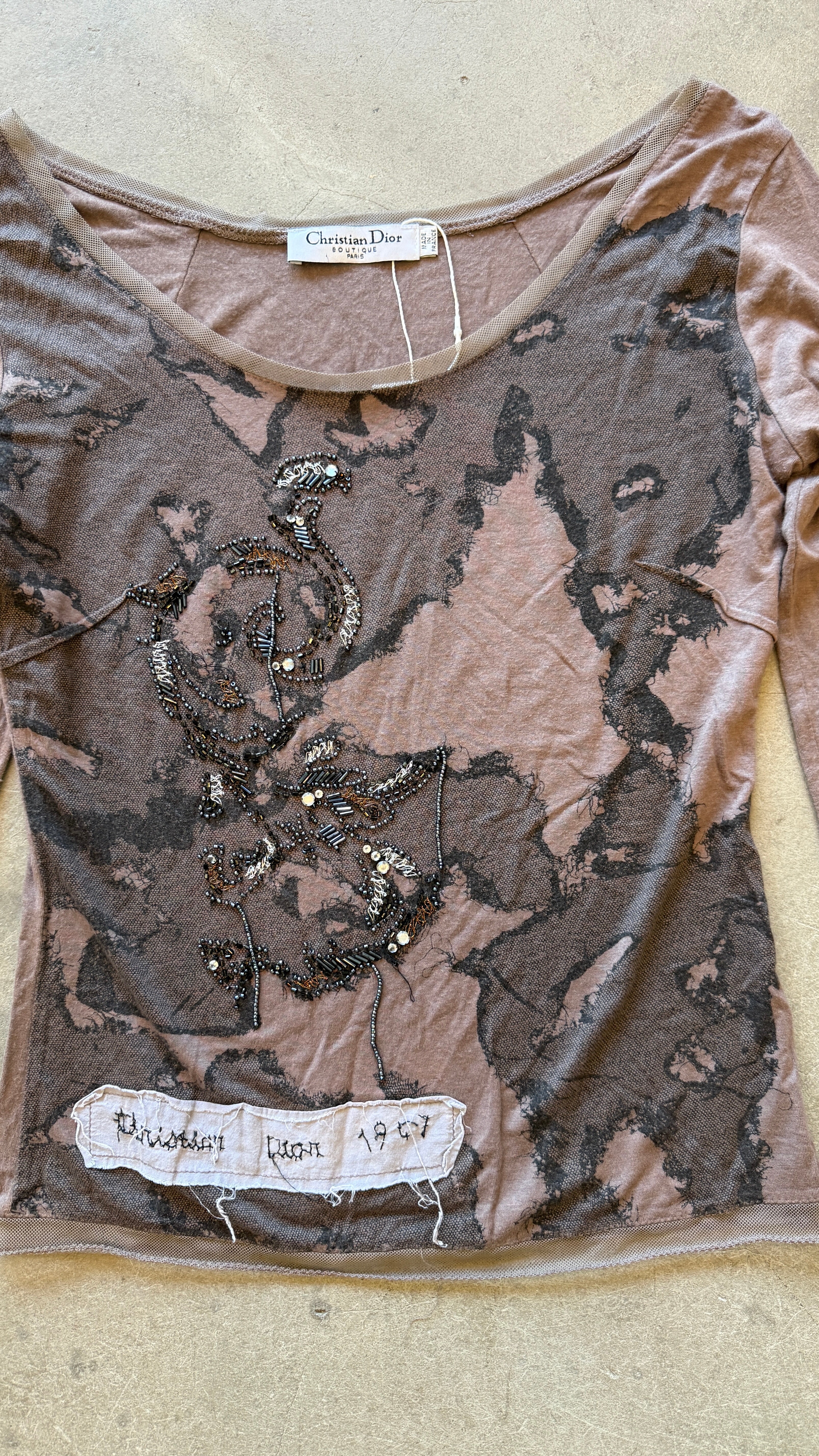 80’s Lace&Beads Top