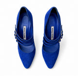 Cobalt Suede Pumps