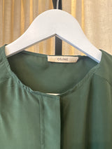 Green Silk Shirt