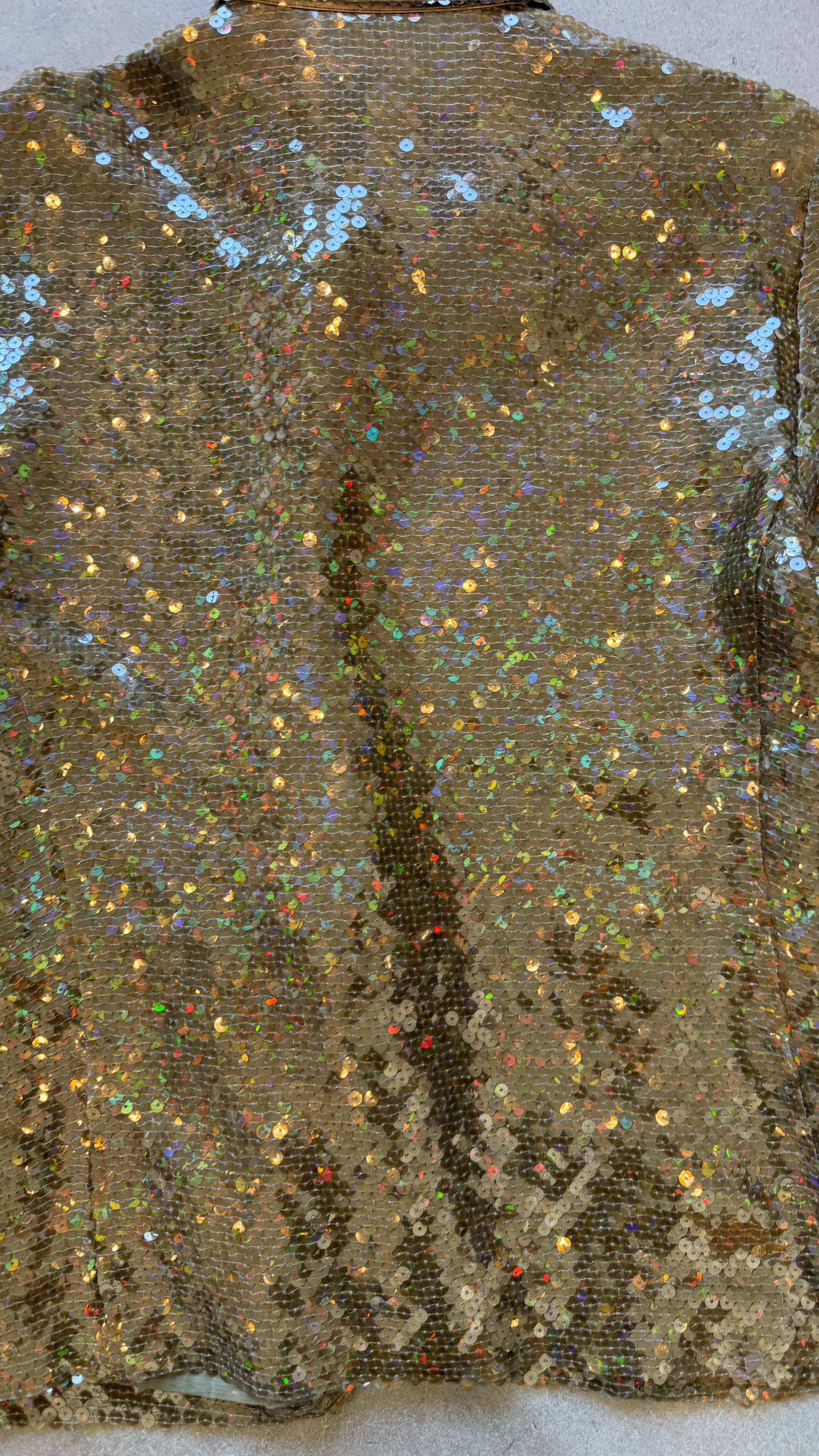 Gold Sequin Shirt