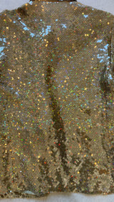 Gold Sequin Shirt