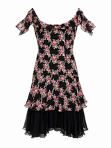 Chiffon Rose Dress