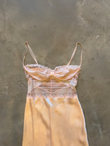 Silk and Lace Vintage Dress