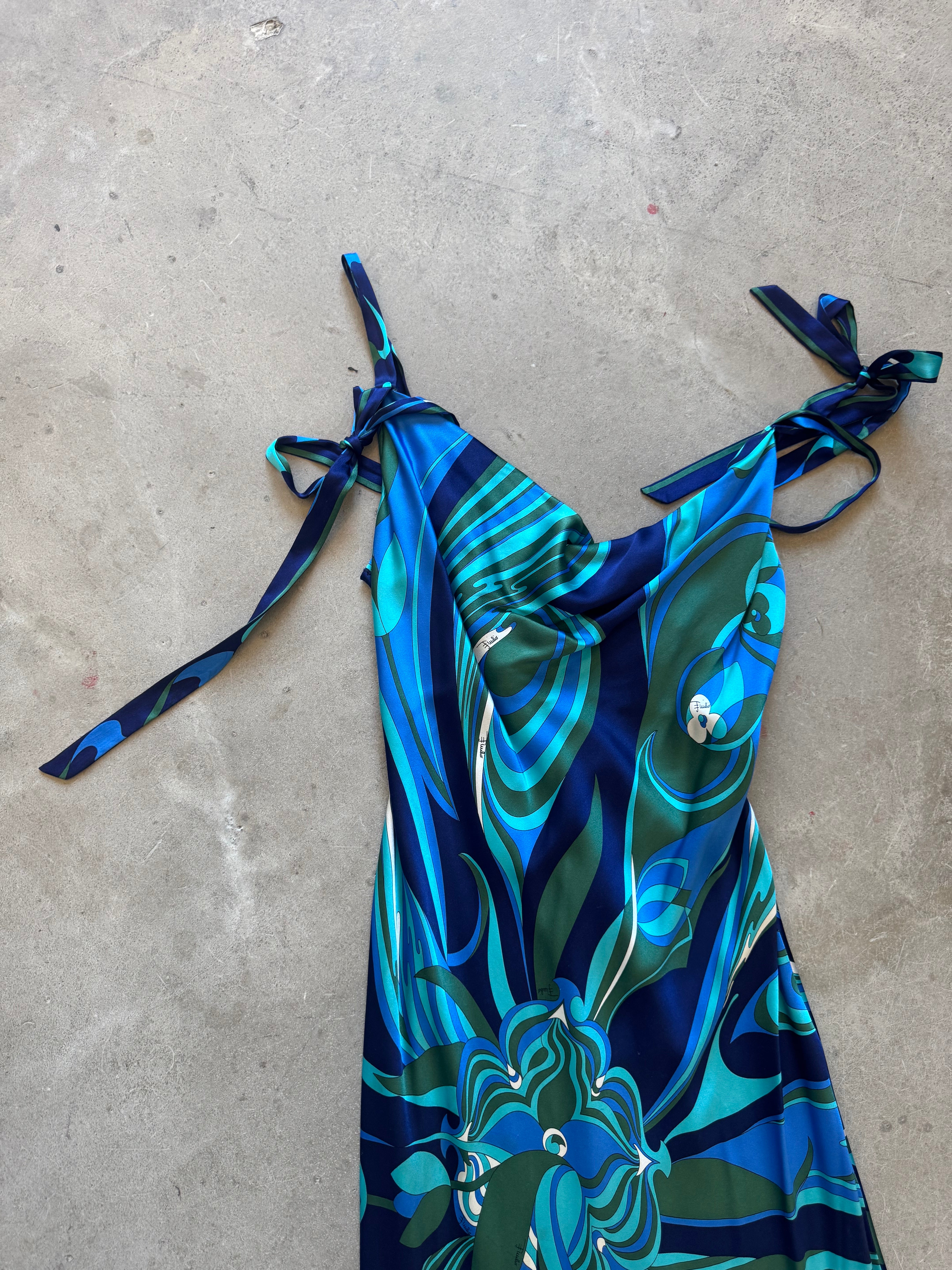 Vintage Silk Bias Cut Dress
