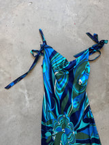 Vintage Silk Bias Cut Dress